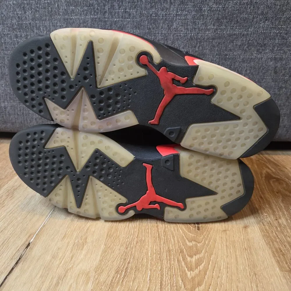 Nike Air Jordan 6 Retro Black Infrared 2019 Size 10 384664-060 No Box Ships Fast